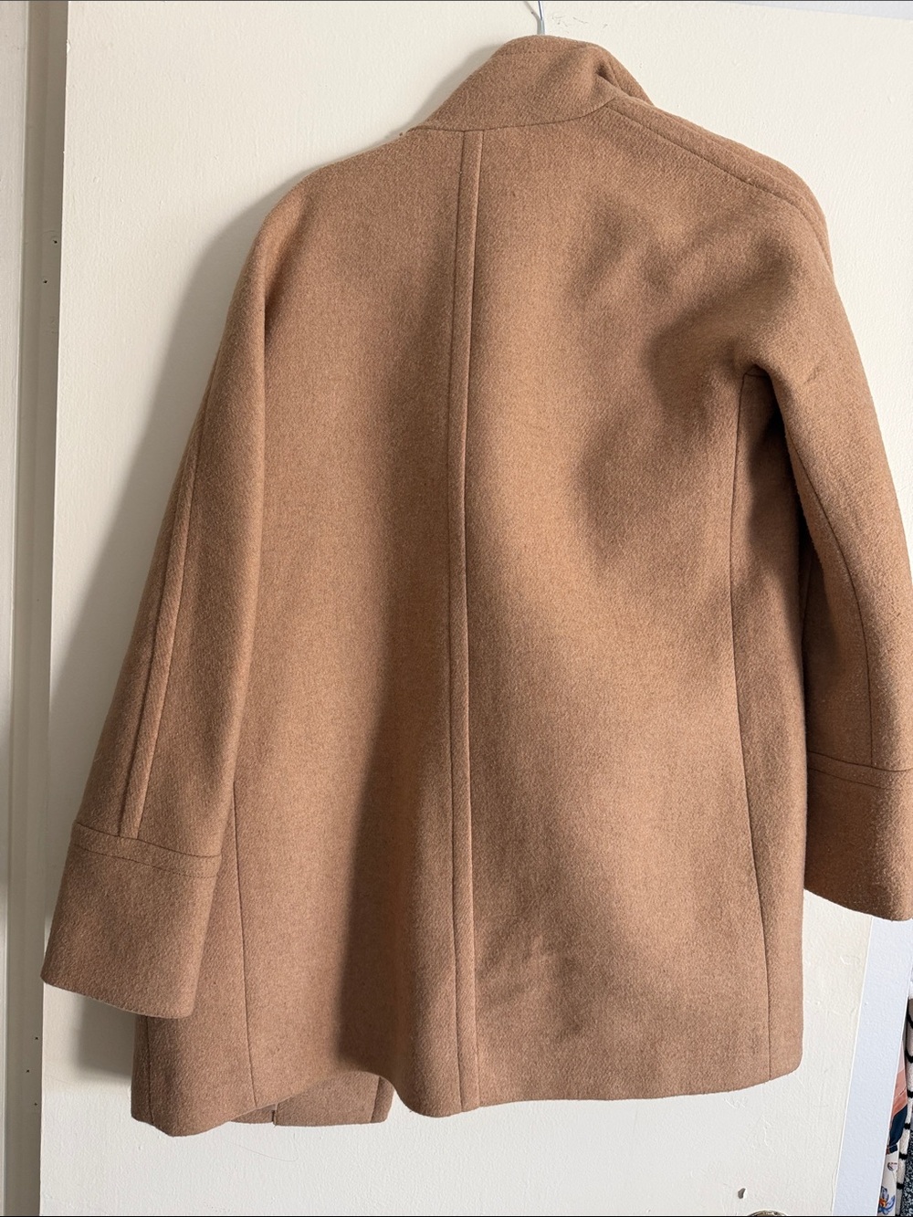 J. Crew Camel Wool-Blend coat - Picture 9 of 9
